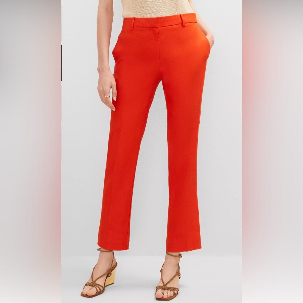 Ann Taylor NWT ‘EVA’ Ankle Pant in Linen Blend Size 10